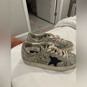 Golden Goose Hi Star Silver Glitter Sneaker 7